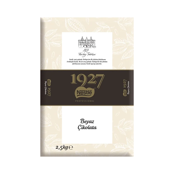 Nestle 1927 Beyaz Kuvertür Çikolata 2,5 Kg, Promas Gıda, Ürünler